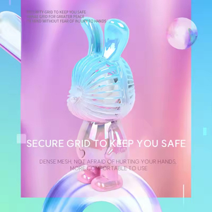 CITICITY Rabbit Design USB Rechargeable Mini <b>Fan</b> High-Speed 3-Speed Options Cartoon Rabbit Outdoor Portable <b>Handheld</b> <b>Fan</b> - Product Image 4