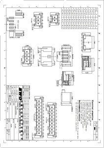 ขั้วต่อสายไฟเข้าบอร์ด JST Equivalent B200028(PA) PA66 ระยะห่างระหว่างขั้ว 2.00 มม. แบบ 9 ขั้ว พร้อมตัวล็อคและขั้วต่อแบบติดตั้งได้ - Product Image 5