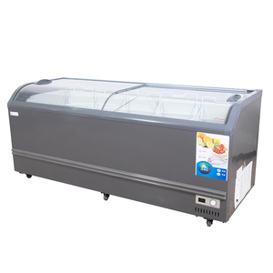 Congelatore a Isola Commerciale a Prezzo di Fabbrica, Vetrina Orizzontale in Vetro Temperato per Alimenti Congelati - Product Image 1