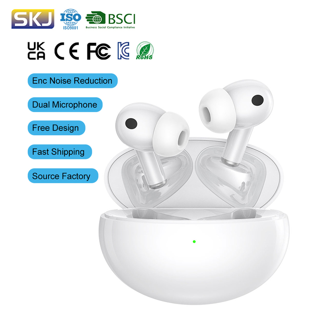 Bluetooth 5.3 Wireless Earbuds Waterproof Noise Cancelling Headphones Wireless Charging Low Latency In-Ear Tws Earphones