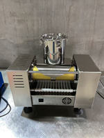 Machine commerciale automatique à pâtisserie avec moteur pour crêpes fines, mini-gâteaux, peaux de gâteaux, gâteaux matcha, mangue, durian, et cruches de gâteaux mille-feuilles