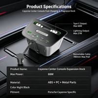 Station d'expansion de parfum à charge rapide pour Cayenne 2024-2026 avec démarrage/arrêt intelligent et certification ignifuge VW-1