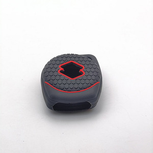 Housse de télécommande de voiture en silicone à 2 boutons pour Suzuki Swift Ignis Vitara Liana Ciaz Baleno Housse de porte-clés de voiture Shell Decor - Product Image 4