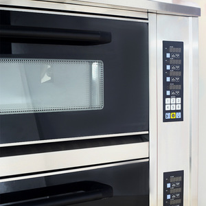 Factory Straight Hair Double Layer Four <strong>Plate</strong> Oven Large Cake Pizza Bread Second Floor Capacity Commercial - Product Image 2