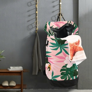 Trendy Design Custom Storage Home Folding <b>Water</b> Resistant Large Capacity Laundry Backpacks - Product Image 6