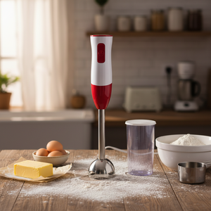 <span class=keywords><strong>Batidora</strong></span> <span class=keywords><strong>de</strong></span> Mano Eléctrica, <span class=keywords><strong>2</strong></span> Cuchillas, Varilla Desmontable, Multifuncional, Bajo Ruido, Motor <span class=keywords><strong>de</strong></span> Cobre Puro, Uso Doméstico, Portátil - Product Image 2