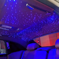 Nouvelle éclairage d'ambiance pour voiture, lampe de plafond ciel étoilé, éclairage LED à fibres optiques pleine ciel, 12V 5W, fibre optique plastique OE