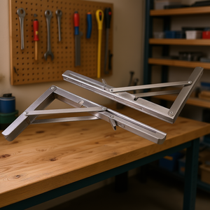 Support d'étagère pliable en acier inoxydable de 12 pouces, support mural pliable pour plan de travail, support de rangement - Product Image 3