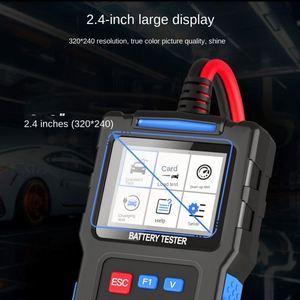 JDiag BT300 Testeur de batterie de voiture universel multifonction 2,4 pouces pour démarrage et charge 12V 24V 48V - Product Image 5