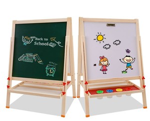 <span class=keywords><strong>Caballete</strong></span> de Madera Resistente para Niños, Soporte de Pintura para Artistas, <span class=keywords><strong>Caballete</strong></span> de Dibujo <span class=keywords><strong>con</strong></span> Pizarra y Pizarra Blanca - Product Image 6