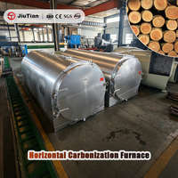Máquina de Carbonización Horizontal de Alta Eficiencia para Briquetas de Aserrín y Troncos de Madera, para Exportadores de Carbón para Barbacoa