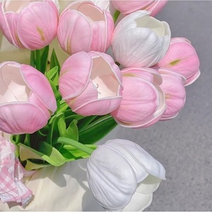 Tulipanes Artificiales de 30cm-100cm de Altura, Simulación Natural, Decoración para Bodas y Hogar - Product Image 4