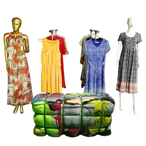 Second Hand Used Ladies Silk Dress Premium Imported VIP Canada Women American 45Kg Korean Japan Used Clothes In Bulk