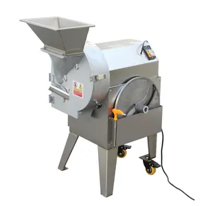 Commercial Vegetables Potato Chips Cutter Slicing Machine / Kitchen Steel Multi Function Fruit Vegetable Slicer