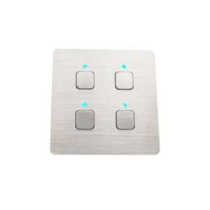 Tùy chỉnh 4-Key 2x2 Ma trận <span class=keywords><strong>LED</strong></span> chiếu sáng Vandalproof kiosk số kim loại bàn phím - Product Image 1