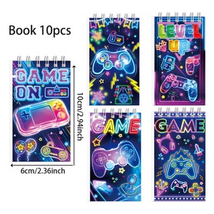 Game Console Notepad Spiral <b>Mini</b> <b>Notebook</b> 10Pcs 6x10cm Digital Printing Game Theme Diary For Students - Product Image 1