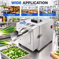 Machine de découpe automatique de légumes commerciale 150W pour oignon vert, ciboulette, poireau, ail et pousses de légumes