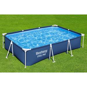 BESTWAY - PISCINA STEEL PRO 300X201 H. 66CM 3300LT BLU SCURO - Product Image 1