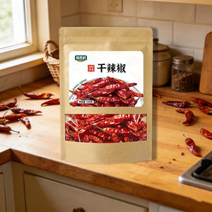 Piments séchés de qualité supérieure entiers 150g, emballage léger <span class=keywords><strong>et</strong></span> durable avec fenêtre transparente pour les vendeurs e-commerce - Product Image 1