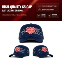 Cappello OEM con logo personalizzato, 5 pannelli, berretto da baseball, all'ingrosso, in camoscio originale, modello S-Static D, El Mago 31