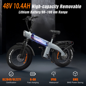 Vélo Électrique Pliant Urbain Intelligent 48V 100km à Grande Vitesse 2026 ODM/OEM Q3 – Vélo de Route Électronique - Product Image 2