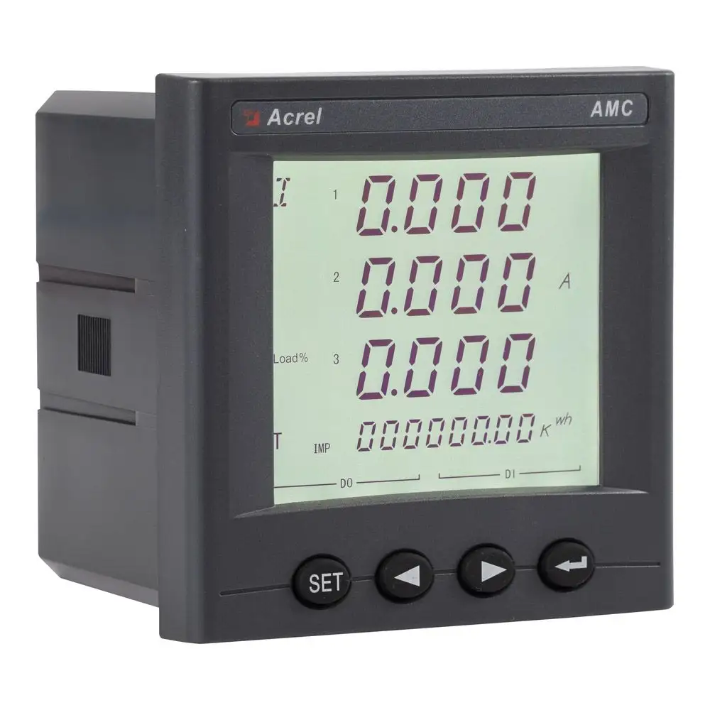 Acrel AMC96L-E4/KC RS485 660V panel mount LCD display 3 Phase digital electricity meter for Electrical panels