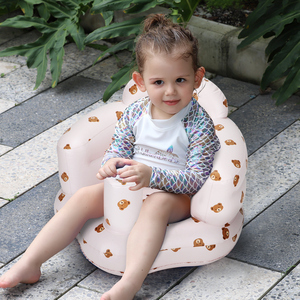 Swimbobo Portable gonflable petit ours enfants canapé siège chaises pour douche apprendre tabouret manger bébé siège de bain - Product Image 2