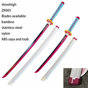 Épée en bois de bambou pour cosplay Kanroji <span class=keywords><strong>Mitsuri</strong></span>, jouet d'anime <span class=keywords><strong>Katana</strong></span> ZK005 - Product Image 1