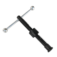 Hand Crank T-Type Trapezoidal Lead Screw Set Round Hex Head Woodworking Panel Clamp Spare Fastener Screw Rod