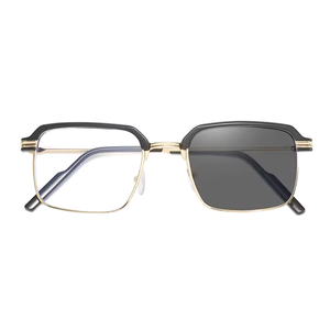 Lunettes Photochromiques Demi-Monture Tendance Anti-Lumière Bleue Universelles Hommes et Femmes <span class=keywords><strong>de</strong></span> Haute Qualité à Bon Prix - Product Image 1