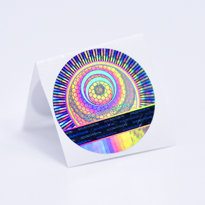 Benutzer definierte Laser-Sicherheit Holo graphischer Aufkleber Abkratzen QR-Code Seriennummer 3d Hologramm-Etiketten aufkleber - Product Image 1