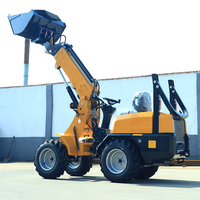 Mini-chargeuse agricole hydraulique diesel certifiée Euro 5 CE, fabriquée en Chine, pour travaux agricoles et d'ingénierie
