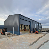 Kit de Construcción Metálica Prefabricada de Acero Ligero de Grado Industrial con Anclaje Reforzado para Almacenes