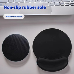 Alfombrilla de ratón de muñeca confeccionada para oficina en casa con espuma viscoelástica y parte inferior de goma, reposamanos para <span class=keywords><strong>teclado</strong></span> de PU - Product Image 3