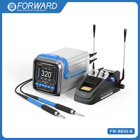 Station de soudage double FORWARD FW-BE02 pour réparation de téléphones, contrôle précis de la température, station de dessoudage pour réparation de cartes mères