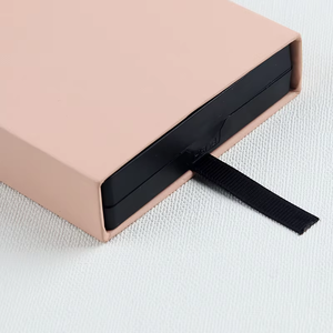 Custom Logo Square Plastic <b>Storage</b> Jewelry Boxes with Drawer Slider <b>Ring</b> Earring PE Film Suspension Packaging - Product Image 2