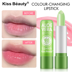 Bálsamo Labial de Aloe Vera que Cambia de Color, de Larga Duración - Reparador, Hidratante, Resistente al Agua y Anti-Grietas, Lápiz Labial Termocrómico - Product Image 5