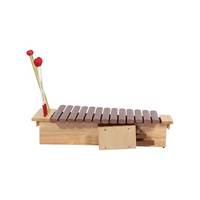 Children Kids Natural Wood 13-Tone Xylophone Percussion Toy Educational Musical Instrument Black Stand for Kids Music