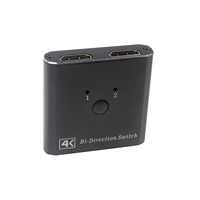 Interruptor KVM 2 en 1 para Monitor de ordenador, conmutador de puerto hdmi, 4K @ 30Hz, 2 en 1, para proyector y TV, equipo eléctrico de Vietnam