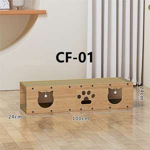 Papan gores kucing hewan peliharaan tahan lama lapisan ganda ukuran besar kustom papan garuk kucing dengan harga murah - Product Image 3