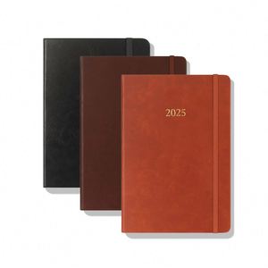 สมุดแพลนเนอร์ MY MOON PIE ปกหนัง PU พิมพ์ลายตามสั่ง ขนาด A5 120 แผ่น สำหรับปี 2025 (มกราคม-ธันวาคม) เหมาะสำหรับใช้ในสำนักงาน บ้าน และโรงเรียน - Product Image 1