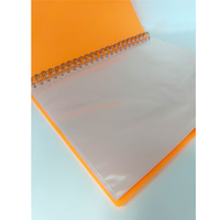 Suministros de papelería A4 PP Cover 20 hojas Display Book Display clearbook Protector transparente Carpeta de documentos transparente