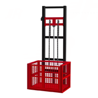 Neue Stahl-Hydraulik-Ketten-Frachthebebühne Wandmontierte Lastenaufzug Plattform Lageraufzug