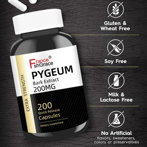 Cápsulas de Pygeum de Alta Calidad 4000mg, Suplemento Dietético Saludable para Hombres, Suplemento de Pygeum - Product Image 2