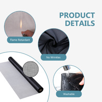 Malla de Fibra de Vidrio para Ventanas de 18x16 Malla, Malla Antimosquitos de Fibra de Vidrio y PVC para Puertas y Ventanas