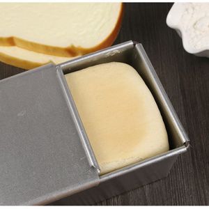 Molde para pan de aleación de aluminio con tapa, rectangular, reutilizable, para uso doméstico. - Product Image 5