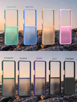 Casing PC Keras untuk Galaxy Z Flip 8 Penutup Belakang TPU untuk Galaxy Z Flip 7 6 LM002