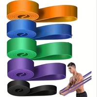 Bandas de Resistencia Unisex para Gimnasio, Ecológicas y Duraderas, de TPE, para Yoga, Pilates, Fitness, Expansión, Ejercicios de Fuerza y Dominadas