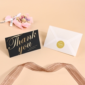 <strong>Custom</strong> Luxury Debossed Logo <strong>Printing</strong> Business Thank You Card for Small Business With Your Own Design - Product Image 2