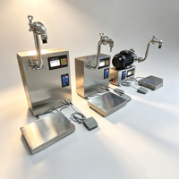 Machine de remplissage de pâte à pompe à engrenages LT-Y1-50/G2-50, remplissage par poids de 20g à 50kg, alimentation par aspiration directe, équipement en acier inoxydable